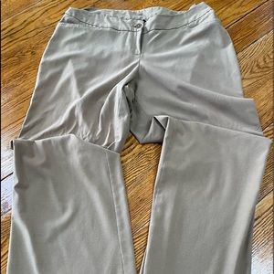 Lane Bryant tan wide leg slacks.  Size 16.   Zipper closure and pockets.